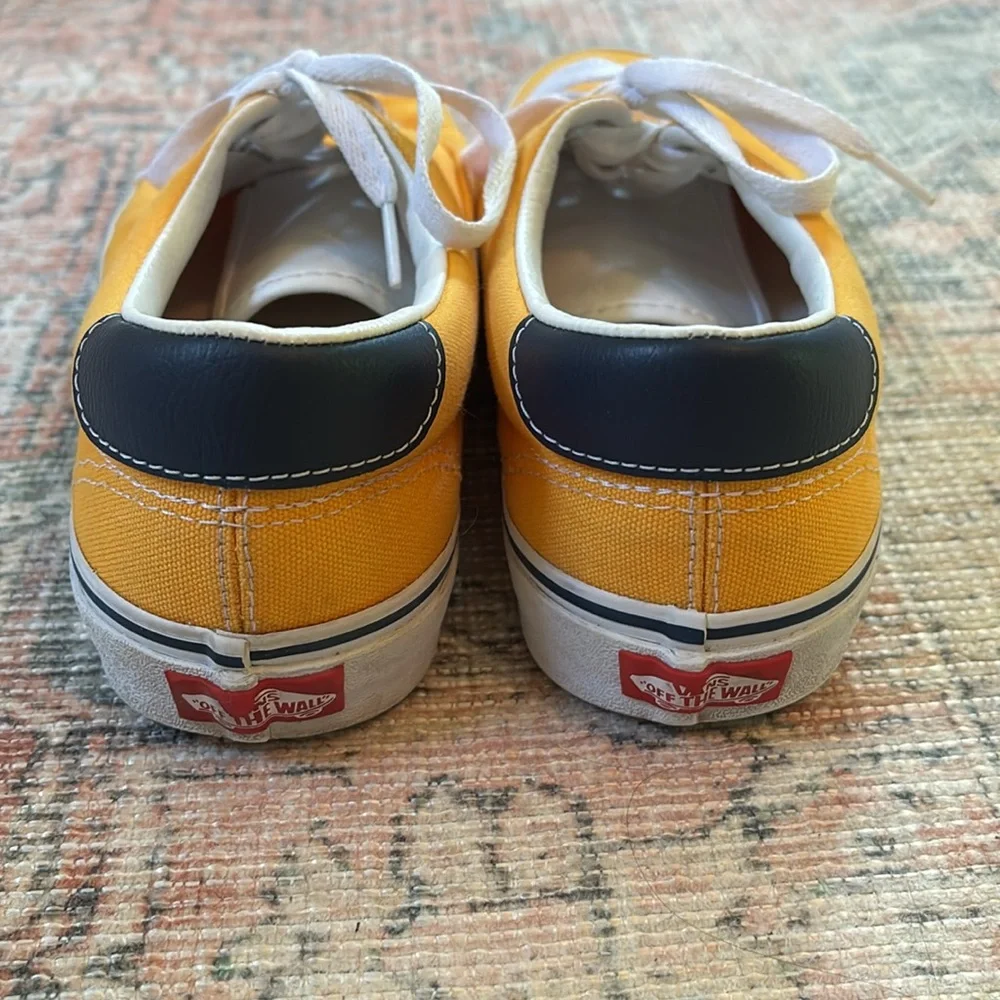 Vans Yellow Canvas Sneakers